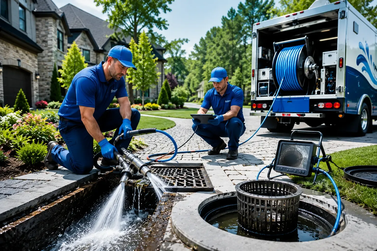 Local outdoor drain cleaning professionals in Needham, MA